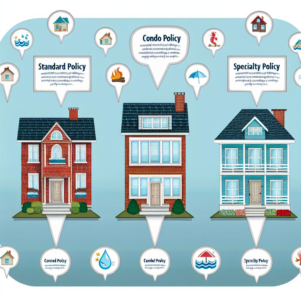 Types of home insurance policies available.