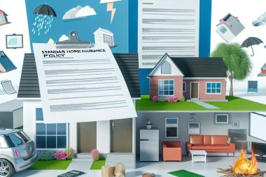 What does a standard home insurance policy cover?