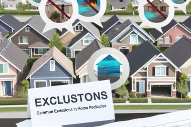 Common exclusions in home insurance policies.